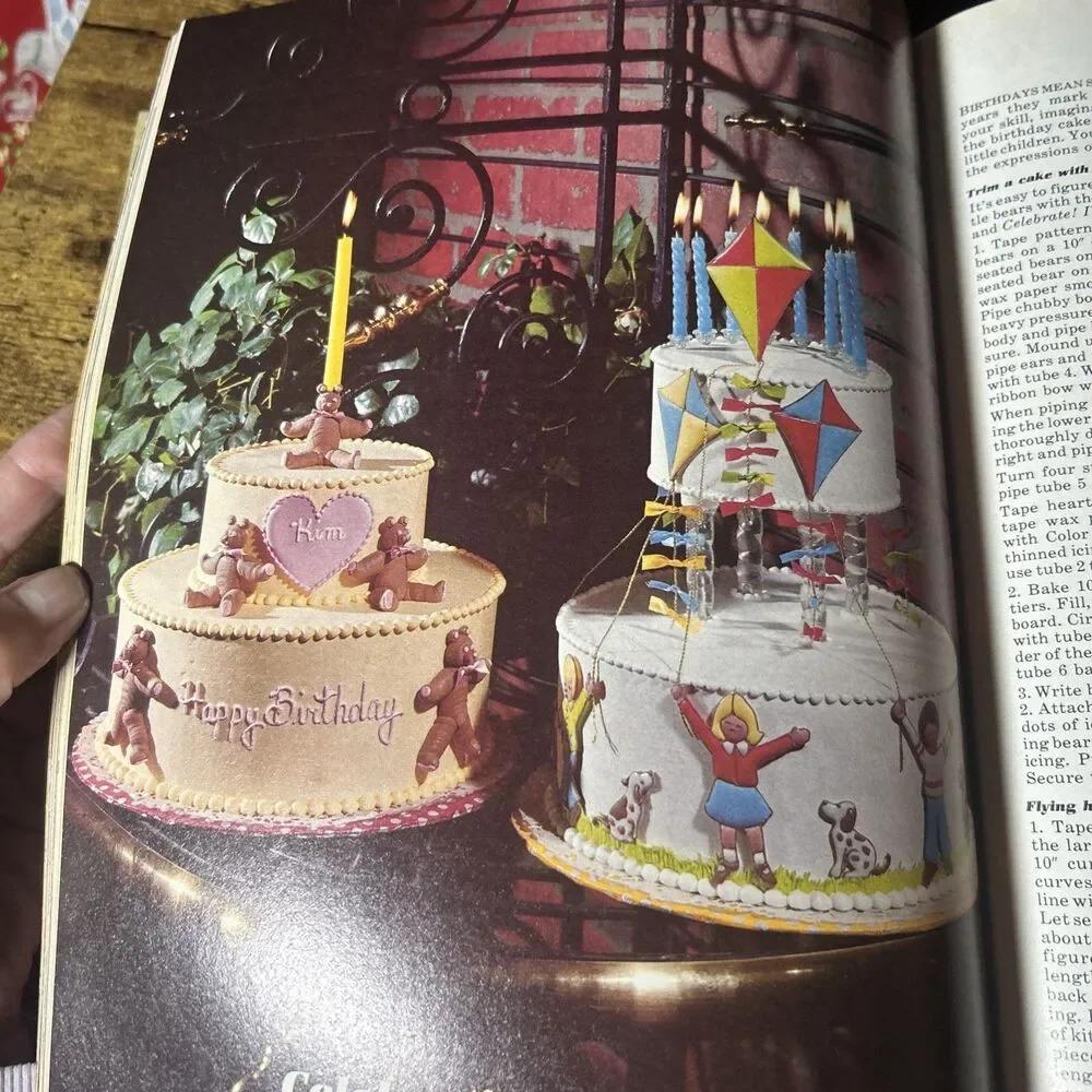 Celebrate! IV The Annual for Cake Decorators 1977 Vintage Cook Book By Wilton