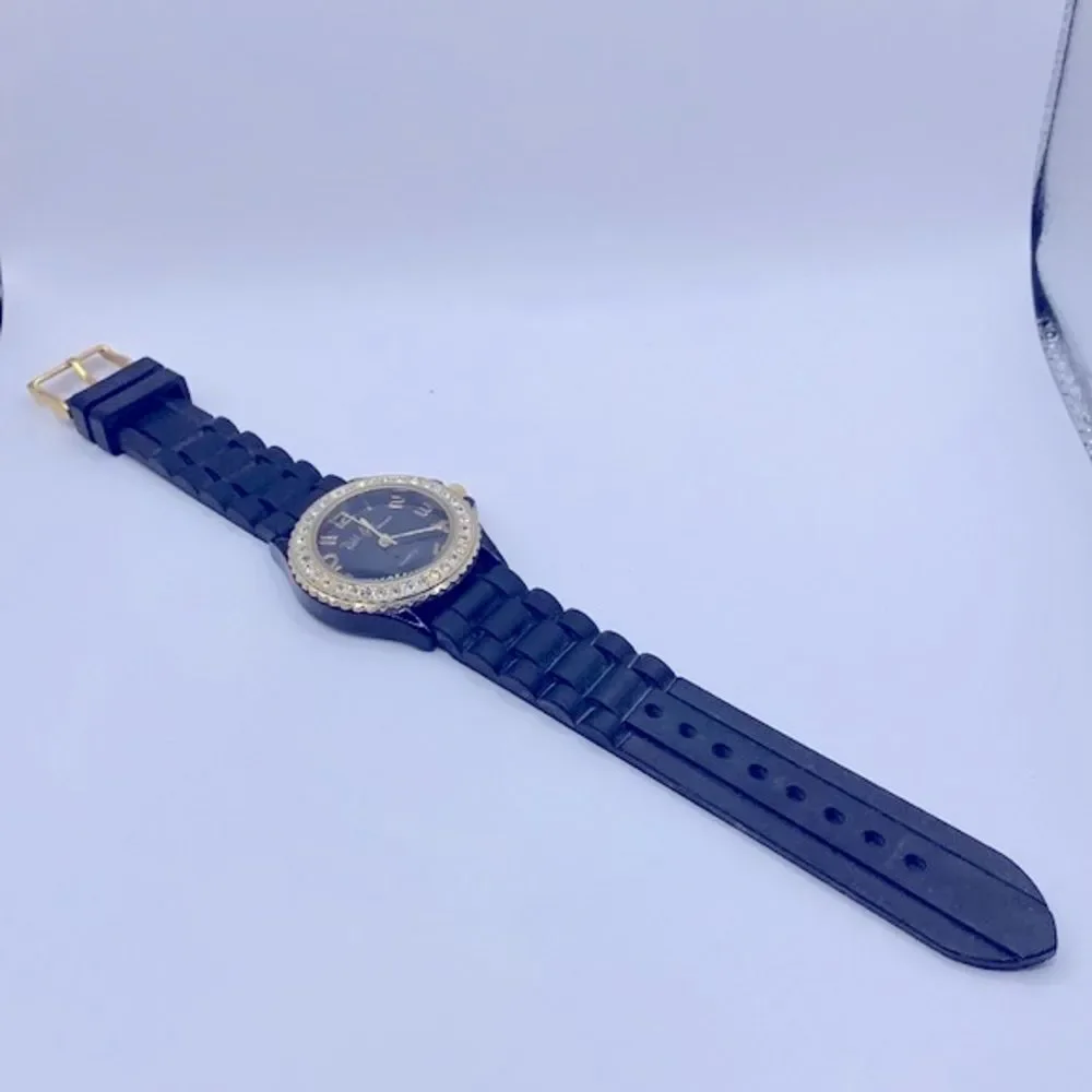 Working! Reb’l Fleur by Rhianna Rhinestone Accent Watch